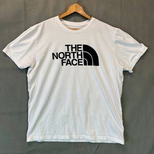 The North Face T-Shirt Men's XL White Short Sleeve Cotton Blend Crew Neck Casual